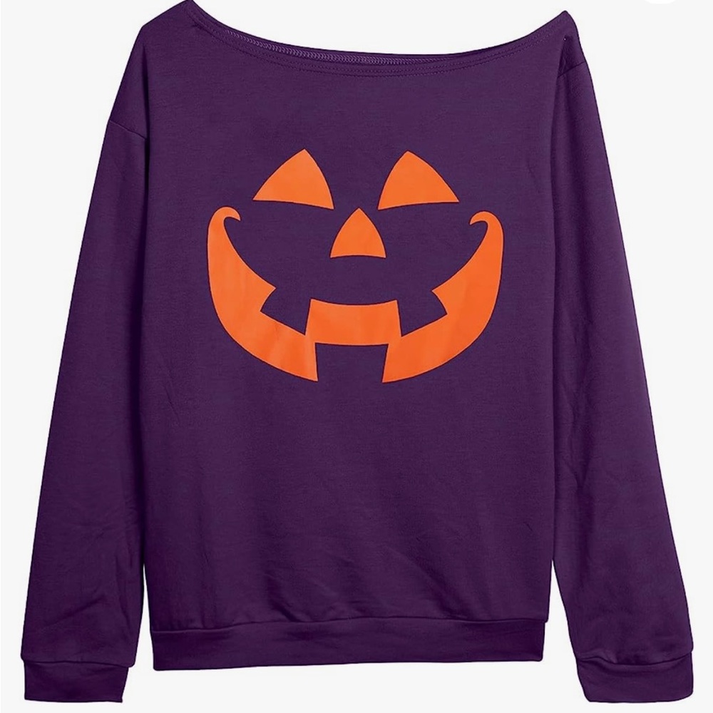 Halloween Jack O Lantern Pumpkin Sweater